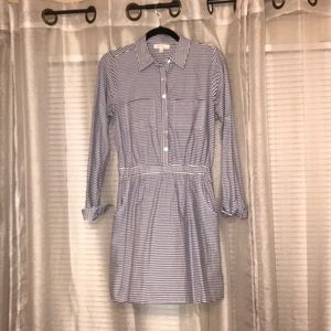 Half button-up dress